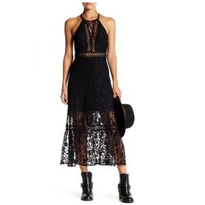 Free People Anastasia Lace Eyelet Maxi Dress